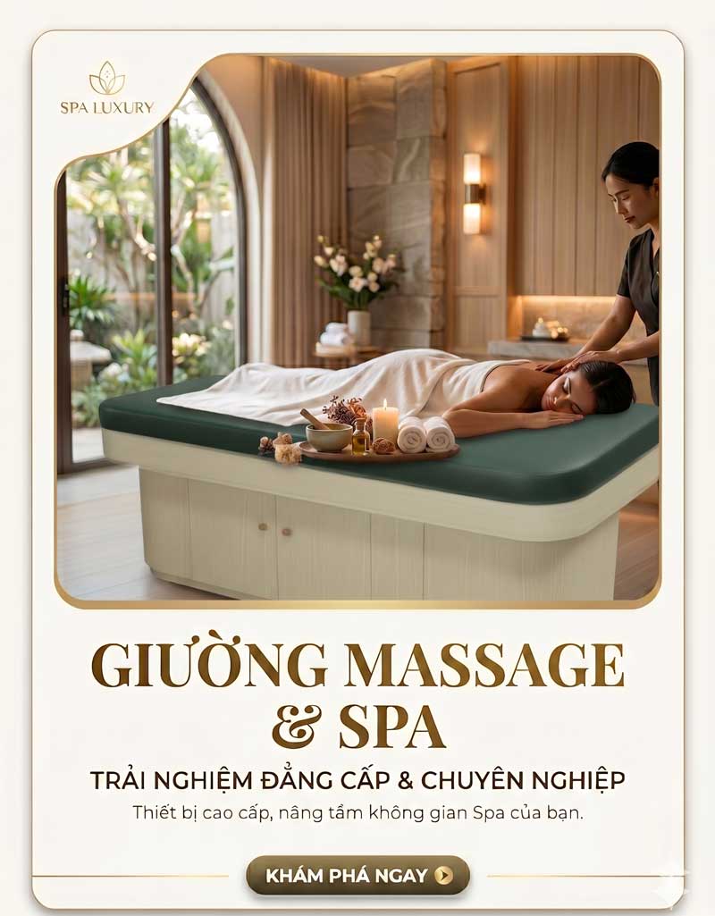 GIƯỜNG SPA - MASSAGE