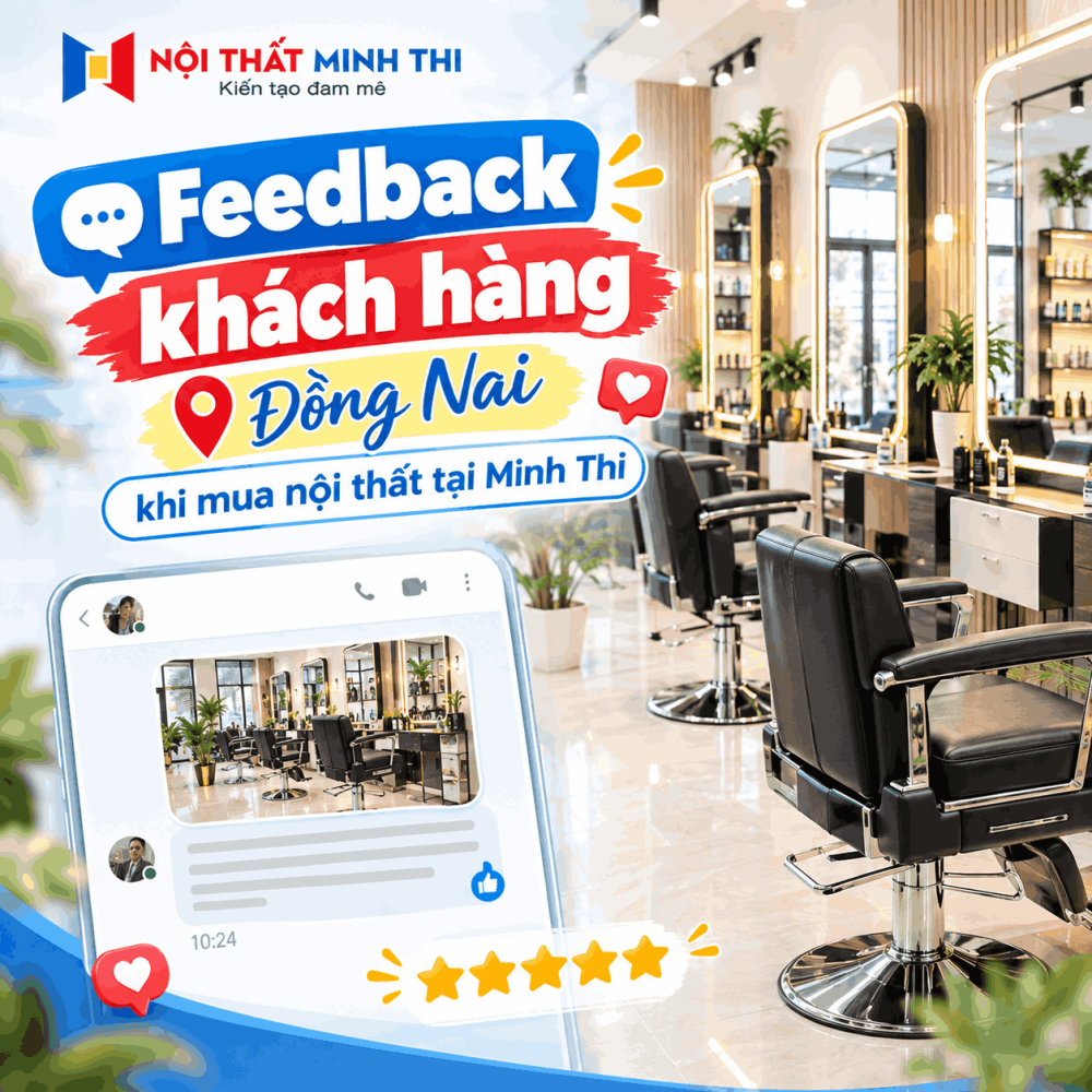 Feedback khách hàng ở Đồng Nai khi mua nội thất - NỘI THẤT MINH THI