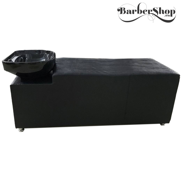 Giường gội gỗ bọc da Barber BG-52V