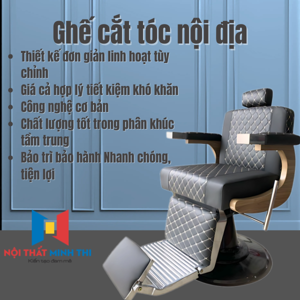 Ghế cắt tóc nam nội địa