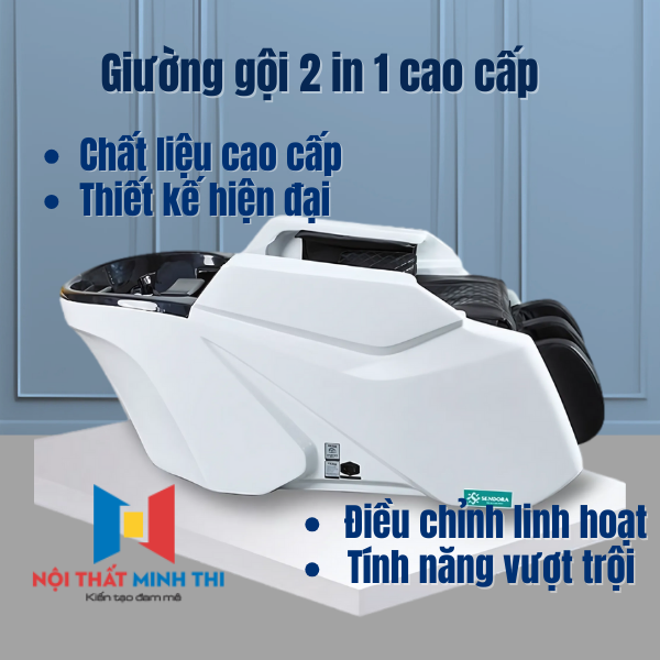 Các tính năng nổi bật gGiường gội đầu 2 trong 1 