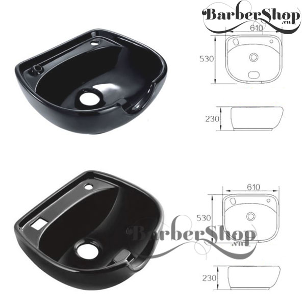 Bồn sứ rời cho giường gội đầu