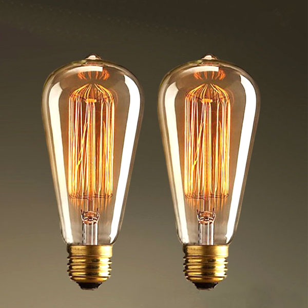 Bóng đèn edison sợi tóc ST64 40W