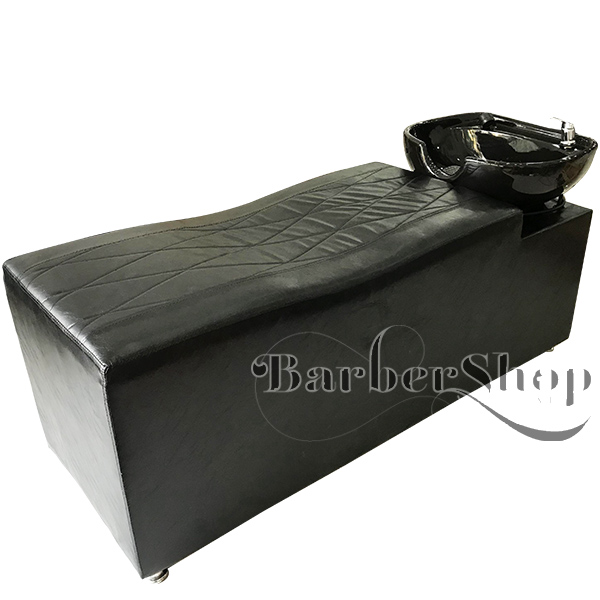 Giường gội gỗ bọc da Barber BG-52V
