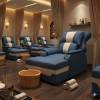 Ghế massage chân nâng hạ điện cao cấp FM-100
