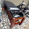 Giường gội đầu gỗ Barber Royal BG-842