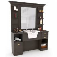Bộ tủ gương cắt tóc nam Barber BK-570