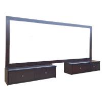 Bộ tủ kệ gương cắt tóc Barber BK-462