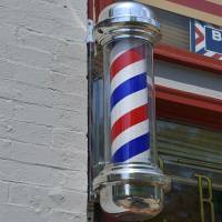 Đèn xoay barber pole